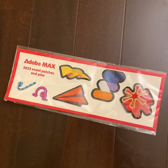 Adobe Max 2023 patches and pins and croc charms - Picture 4 of 4